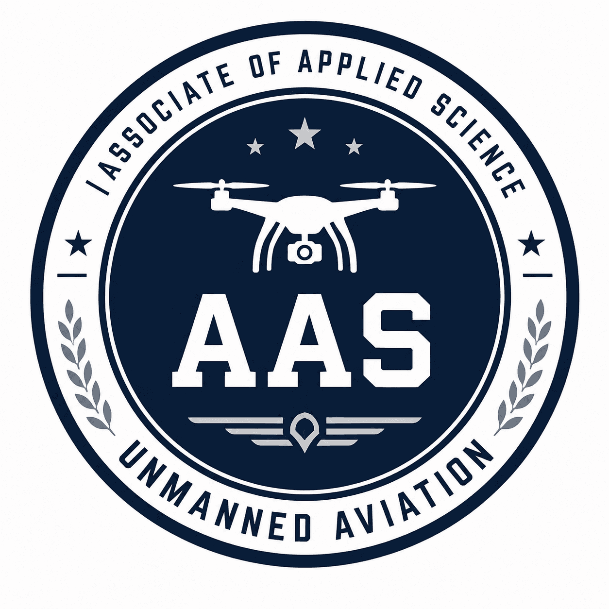 Associate degree in unmanned aviation logo