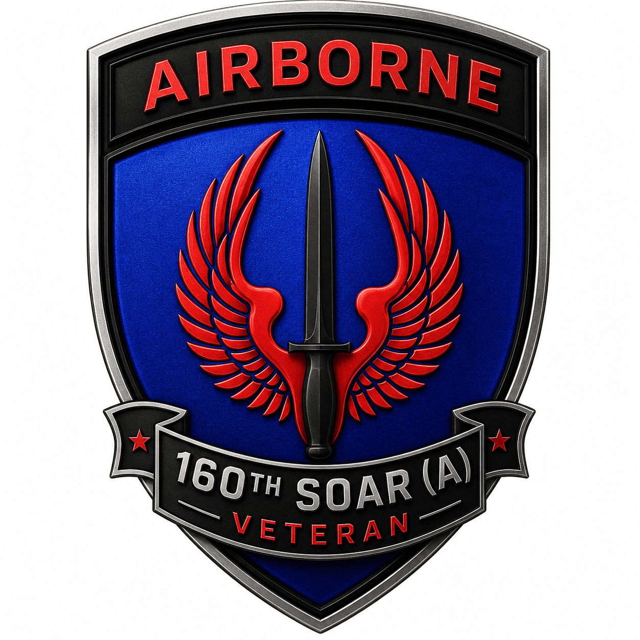 Airborne 160th SOAR veteran badge